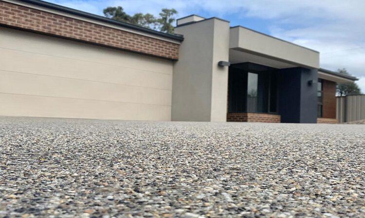 exposed aggregate concrete in Adelaide